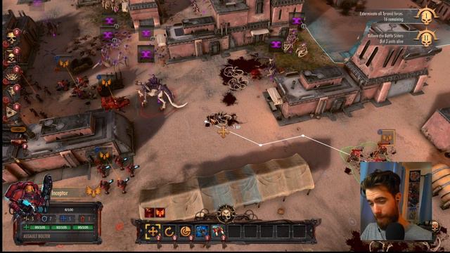 Battle Sisters Rescue | Mission 11 Max Difficulty Warhammer 40K Battlesector Let's Play смотреть онлайн