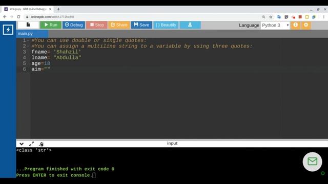Python: Multi-line String смотреть онлайн