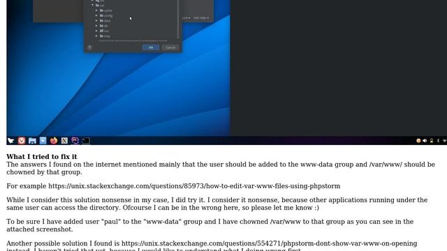 Unix & Linux: Why is PHPStorm (flatpak) unable to access /var/www? смотреть онлайн