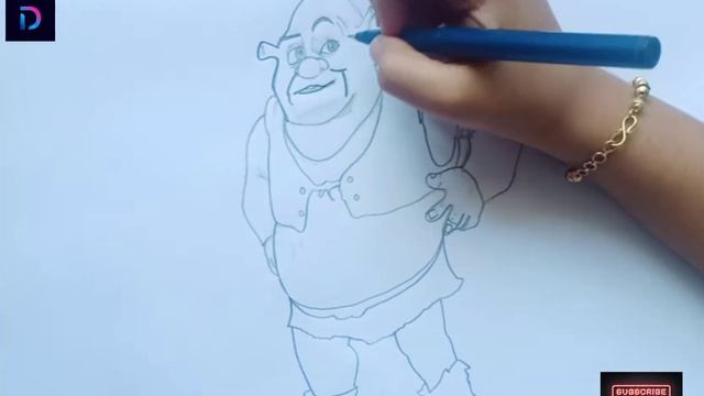 How to draw Shrek easily - Duduz Drawing Hub смотреть онлайн