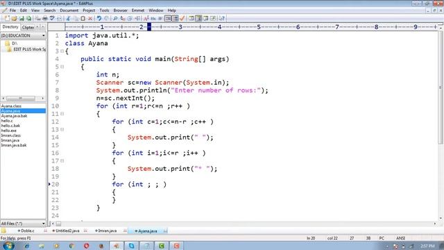 Java Double Pyramid Triangle смотреть онлайн