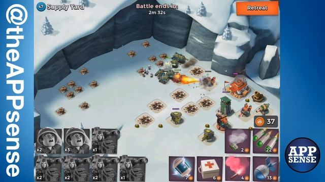 Supply Yard (47) Single Player Island - Boom Beach Walkthrough смотреть онлайн