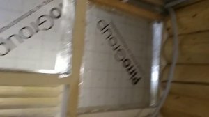 Перегородка в бане.