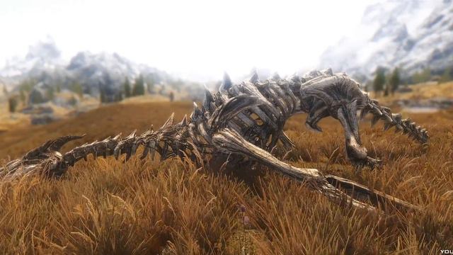 TES V - Skyrim Mods: RUSTIC DRAGON CORPSE смотреть онлайн