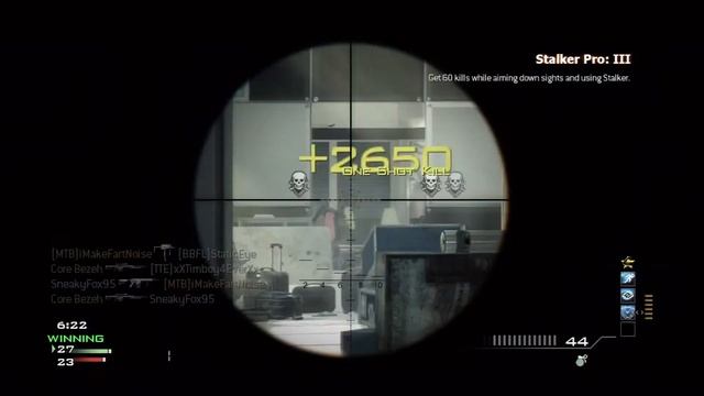 Mw3 Terminal 4 off Moab With Sniper !! смотреть онлайн