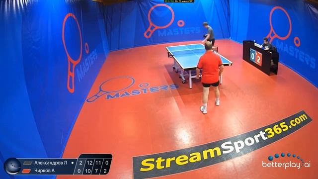 группа Александров Л. - Чирков А. турнир по настольному теннису Мастерс Санкт-Петербург 25.07 смотреть онлайн
