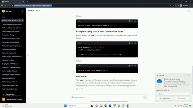 python sum in list смотреть онлайн