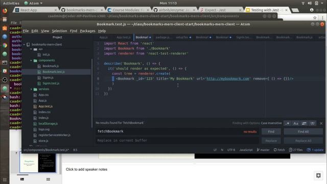 Testing With Jest - Basics And Snapshots смотреть онлайн