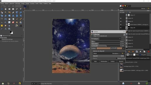 GIMP 2.10.24: Tuto 252 ( Suite et fin ) смотреть онлайн