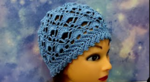 Летняя шапочка крючком на любой размер. Подробное видео для начинающих. (720p)
