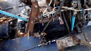 Гидравлика самодельного минитрактора,без распределителя.