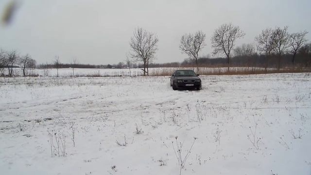 Audi S6 C4 4.2 V8 winter drift 1 смотреть онлайн
