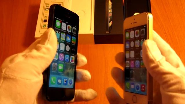 Обзор iPhone 5S Gold vs iPhone 5. Сравнение. Size35mm.ru смотреть онлайн