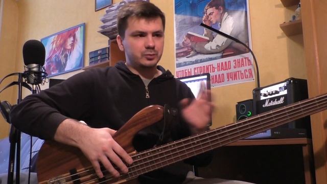 Как играть mute на басу?? смотреть онлайн