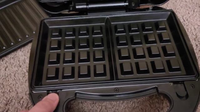 Black + Decker 4 in 1 multipurpose grill/Waffle maker смотреть онлайн