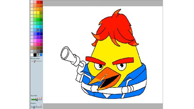 Angry Birds Star Wars Han Solo - Coloring Pages For kids смотреть онлайн
