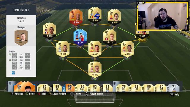 AMAZING EPL DRAFT! #FIFA17 DRAFT TO GLORY #80 смотреть онлайн