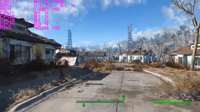 Fallout 4 - Gameplay HD 7750 2048mb GDDR3 [FPS Test] смотреть онлайн