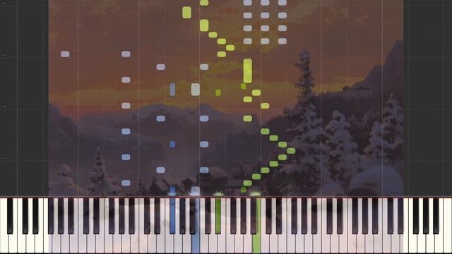 Grieg - Norwegian Dance No. 2, Op. 35 (Cyprien Katsaris) [Piano Tutorial] (Synthesia) смотреть онлайн