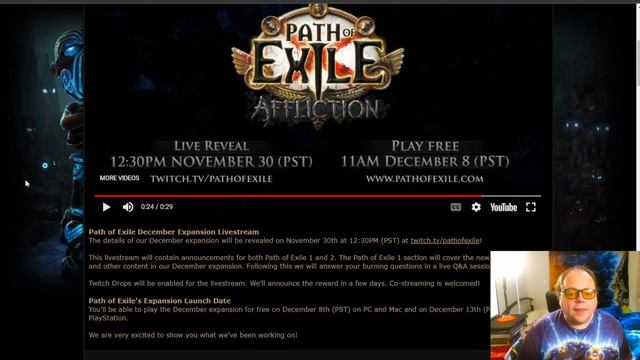 POE Affliction Release Is 08-Dec: (Now Confirmed 3.23 and not 4.0) - Path Of Exile смотреть онлайн
