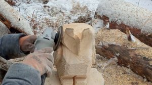 Сова из дерева, резьба бензопилой карвинг, делаем своими руками