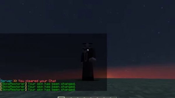 Minecraft : Plugin Skin Restorer.