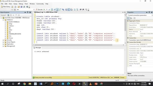 How To Create (DML) Database, Table, Insert, Update, Delete in SQL Server in Amharic 2022 #DML #DDL смотреть онлайн