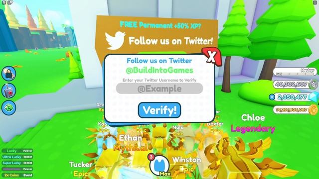 How To *VERIFY TWITTER ACCOUNT* In Roblox Pet Simulator X To Get TWITTER REWARDS! смотреть онлайн