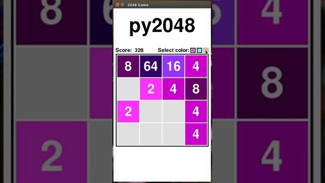 py2048 - Demo смотреть онлайн