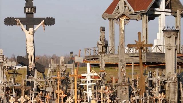 Гора крестов (окрестности Шяуляй, Литва). Гид Витис - к Вашим услугам! смотреть онлайн