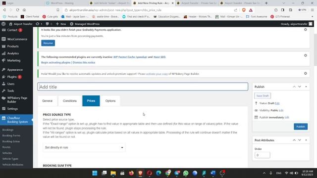 How to create Pricing Rule on Chauffeur Taxi Booking System for WordPress смотреть онлайн