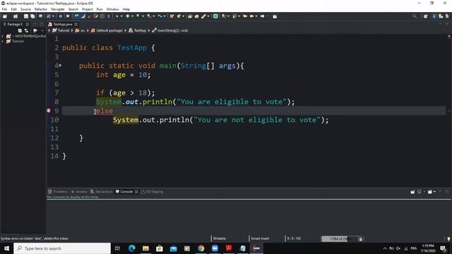 Common mistakes made when using if, else if, else statements - Java programming tutorial beginner смотреть онлайн