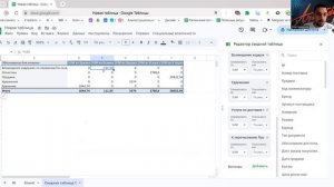 Google Таблицы. Сводные таблицы