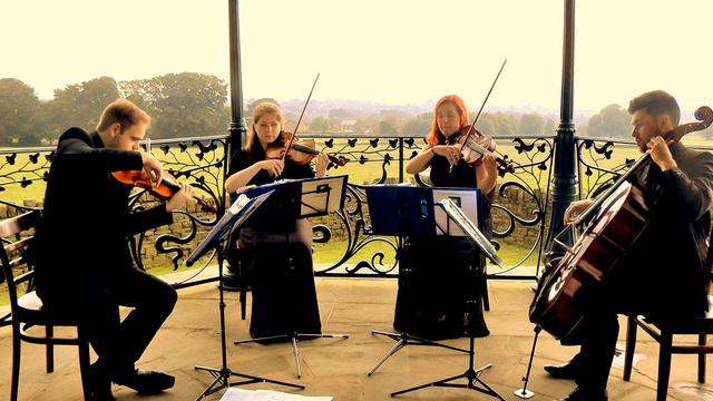 Wedding String Quartet Performing Amazing Grace Composed By John Newton