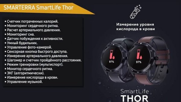 Смарт часы SMARTERRA SmartLife Thor