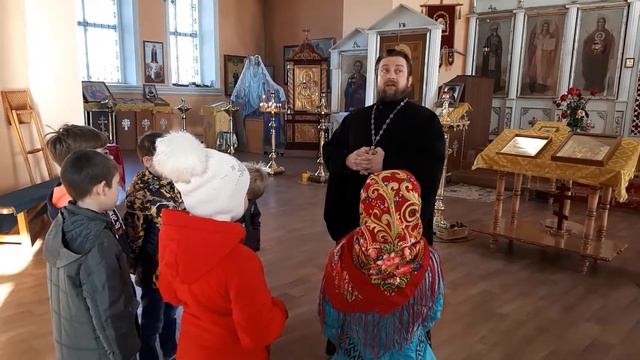 Встреча с отцом Симеоном в Свято-Никольском храме смотреть онлайн