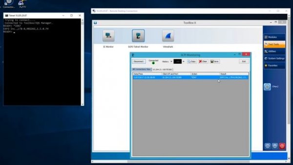 Software tools and SCPI protocol