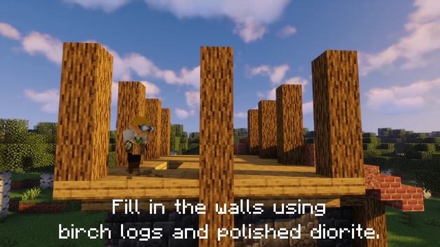 Minecraft: How to Build a Small Farmhouse in a Birch Forest смотреть онлайн