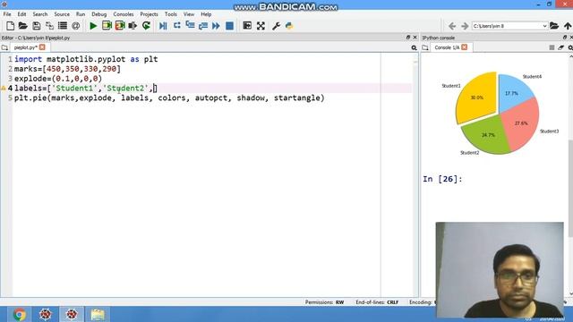 Pie Plot using Python - Informatics Practices Class-XII смотреть онлайн