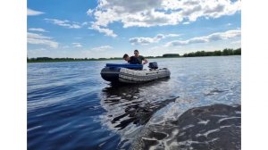 Лодка MISHIMO LITE 335 обзор на воде