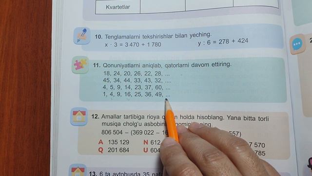 3~sinf Matematika 96~dars