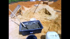 цоколь из газосиликатных блоков. Бюджетный дом