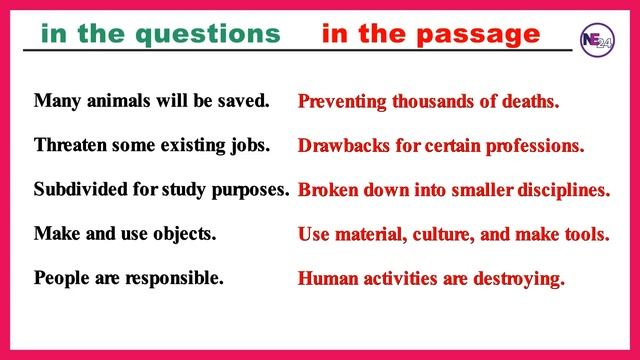 Most Commonly Used Parallel Expressions in IELTS Reading смотреть онлайн