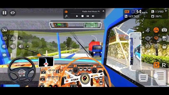 TRAFFIC JAM ON ROAD - TRAILER GAMEPLAY WALKTHROUGH IN BUS SIMULATOR INDONESIA смотреть онлайн