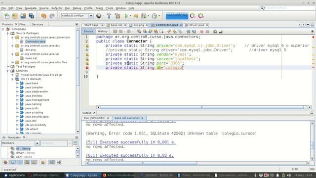 Java SE 0257 JDBC connector смотреть онлайн