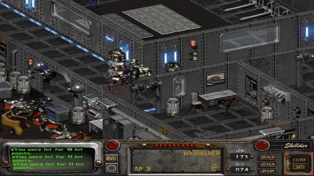 Fallout 2 Unarmed Walkthrough part 80 : Enclave Oil Rig (Barracks, first part) смотреть онлайн