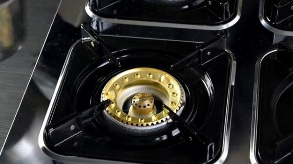 NGB-400 Portable Stainless Steel Gas Stove Cooker 4 Burners and Wok Function