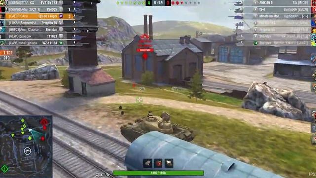 KPZ 50T JÄGER. Ace Mastery. 3.8 DMG. WOT Blitz смотреть онлайн