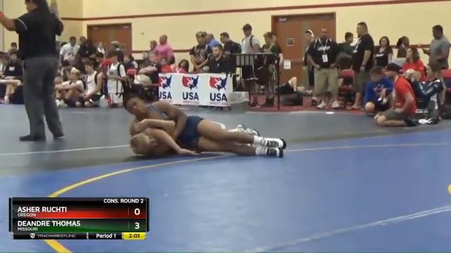 CADET 138 Asher Ruchti Oregon Vs DeAndre Thomas Missouri смотреть онлайн