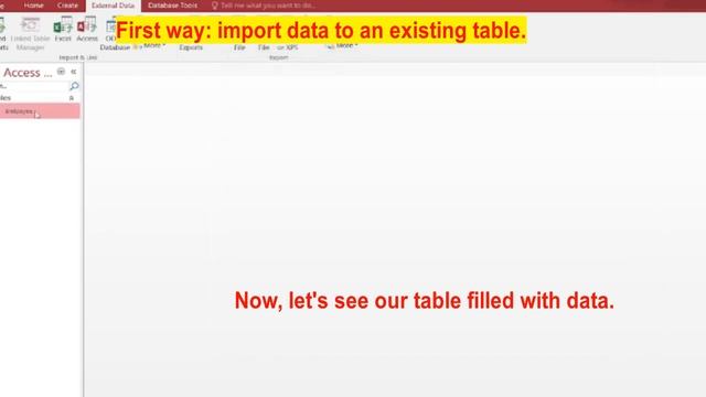 Importing Data from #MS #Excel to MS #Access. #easy #simple смотреть онлайн